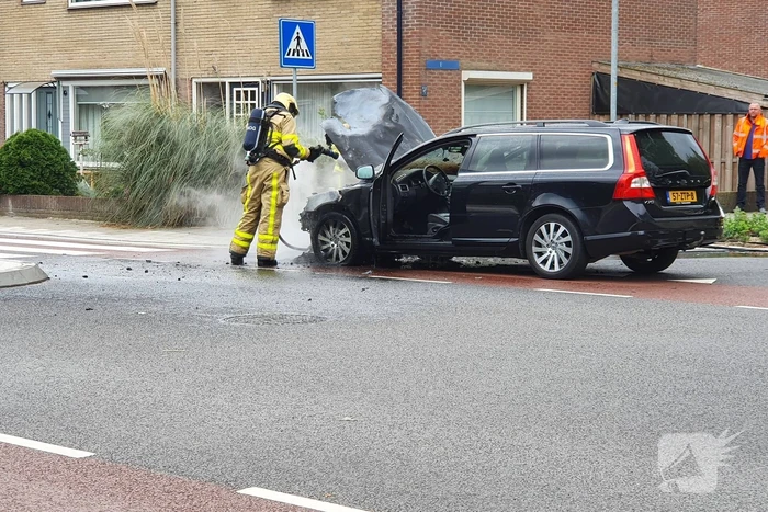 Flinke rookontwikkeling bij autobrand