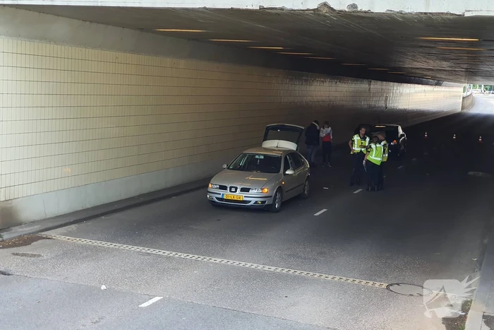 Veel schade door kop-staart botsing in tunnel