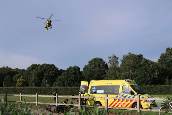 Traumahelikopter ingezet bij ernstig ongeval