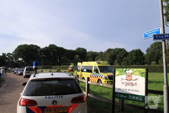 Traumahelikopter ingezet bij ernstig ongeval