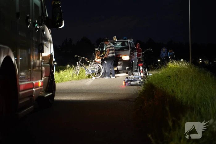 Meerdere fietsers gewond na valpartij