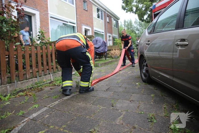 Woning vol water