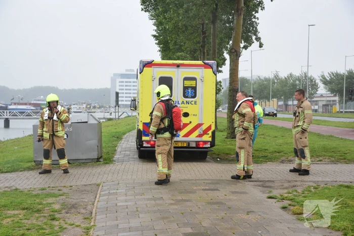 Broei in lading van schip