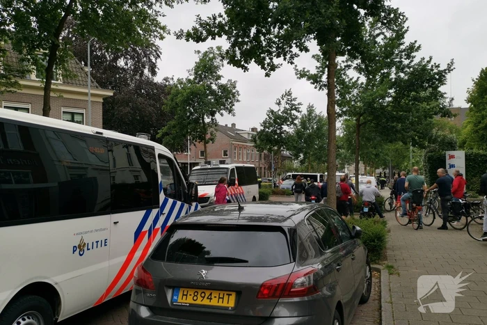 Politie grijpt in bij demonstratie