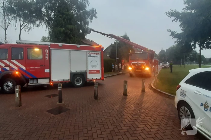 Veel bekijks bij schoorsteenbrand