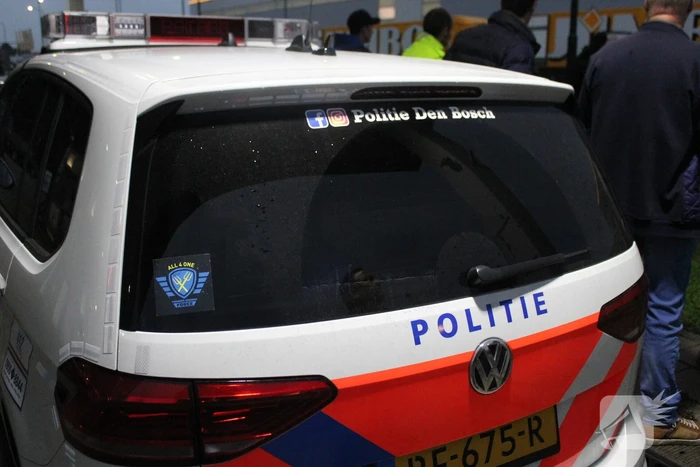 Boerenprotest bij Jumbo distributiecentrum
