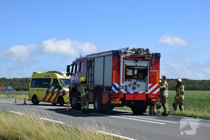 Gewonde na auto in sloot