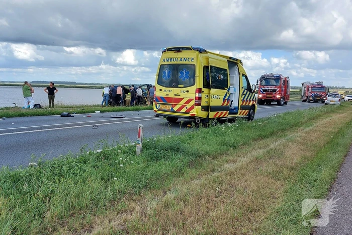 Gewonden bij frontale aanrijding