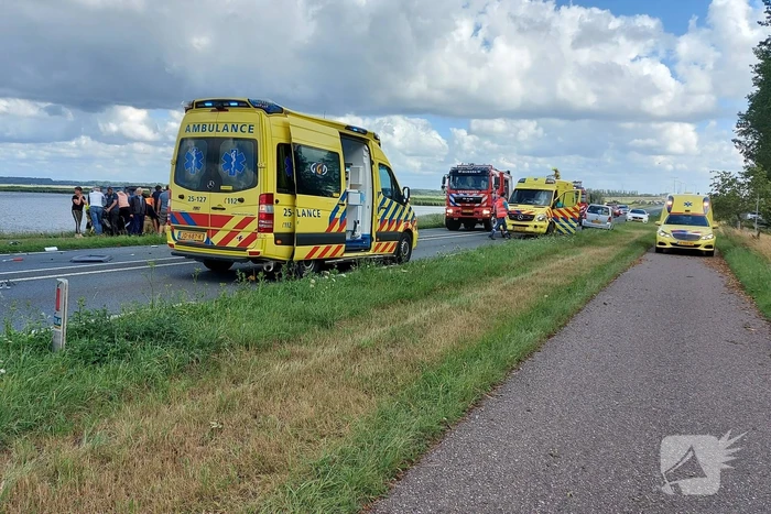 Gewonden bij frontale aanrijding