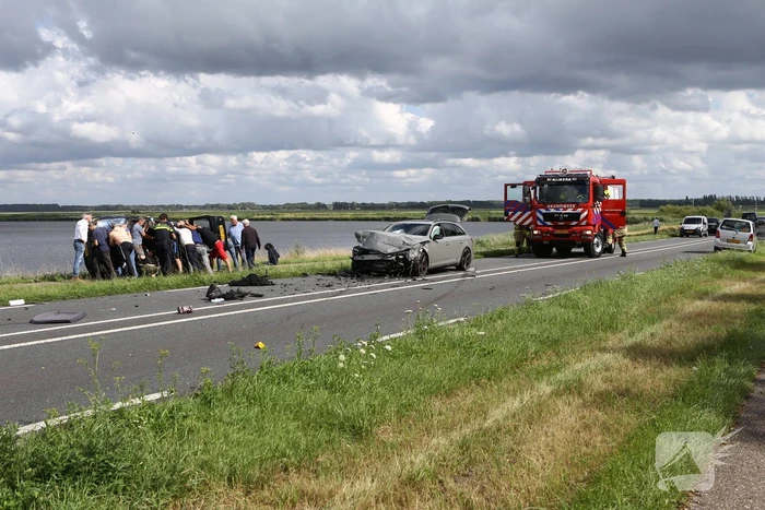 Gewonden bij frontale aanrijding