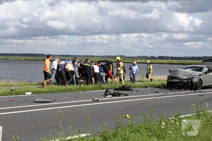 Gewonden bij frontale aanrijding