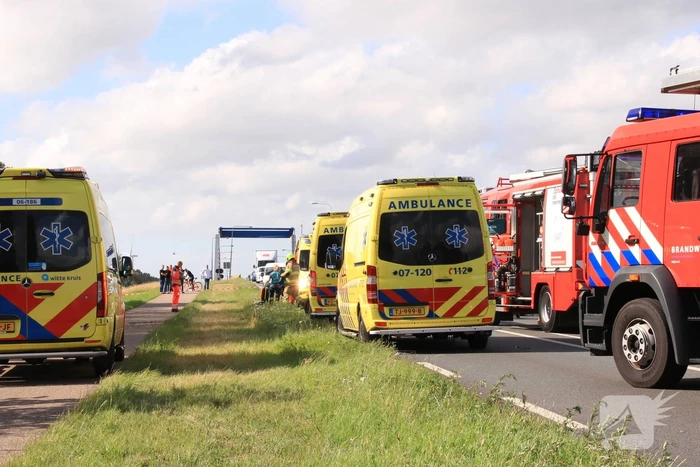 Gewonden bij frontale aanrijding