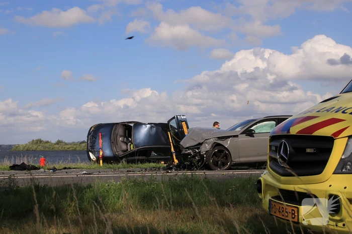 Gewonden bij frontale aanrijding
