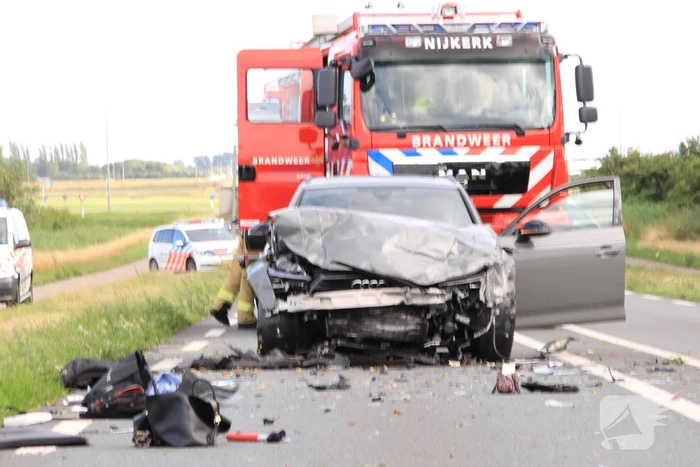 Gewonden bij frontale aanrijding