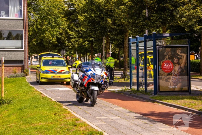 Voetgangster aangereden door scooter