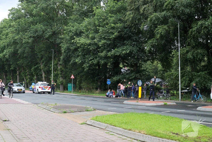 Scooterrijders gewond op fietspad