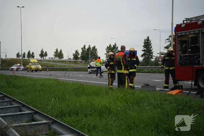 Snelweg afgesloten na ongeval