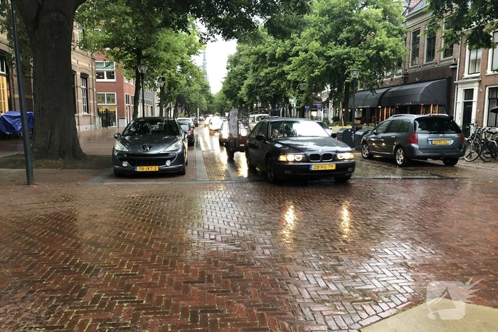 Demonstranten trekken door de stad