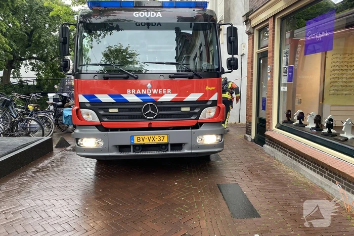 Gasleiding geraakt tijdens werkzaamheden