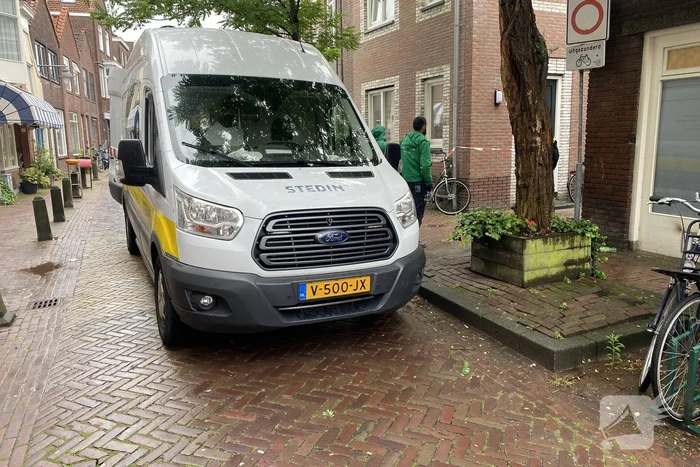 Gasleiding geraakt tijdens werkzaamheden