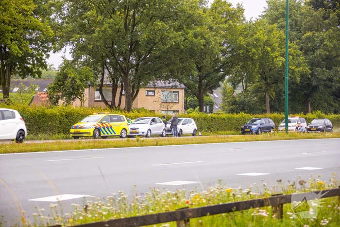 Twee auto's betrokken bij kop-staartbotsing