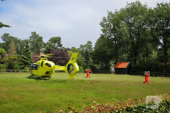 Traumahelikopter landt voor incident in klimbos