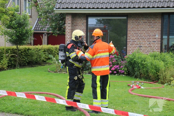 Woning ontruimd na brand tijdens werkzaamheden