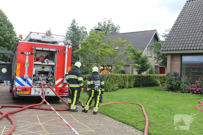 Woning ontruimd na brand tijdens werkzaamheden