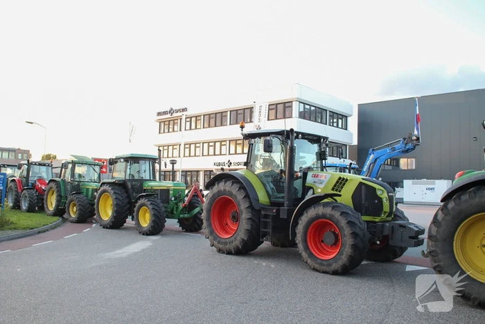 Boeren blokkeren distributiecentrum Boni