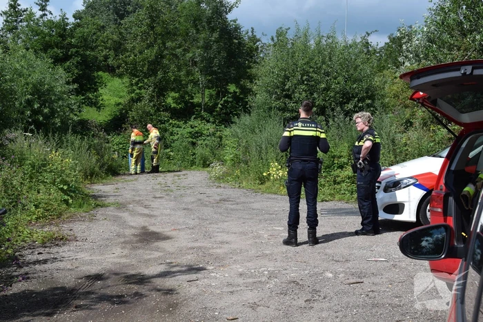 Brandweer onderzoekt achter gelaten vat