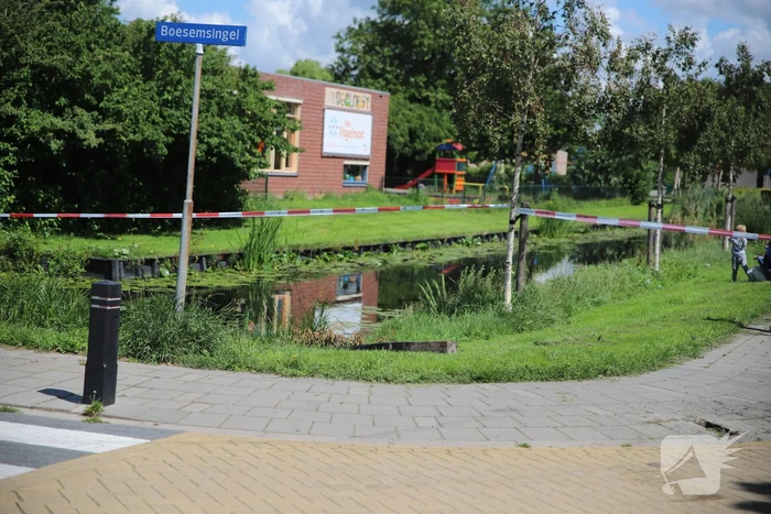 Gewonde nadat auto op de kant beland