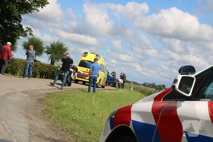 Fietser gewond na aanrijding met auto