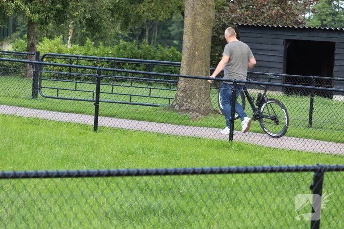Wielrenner knalt in zijkant auto