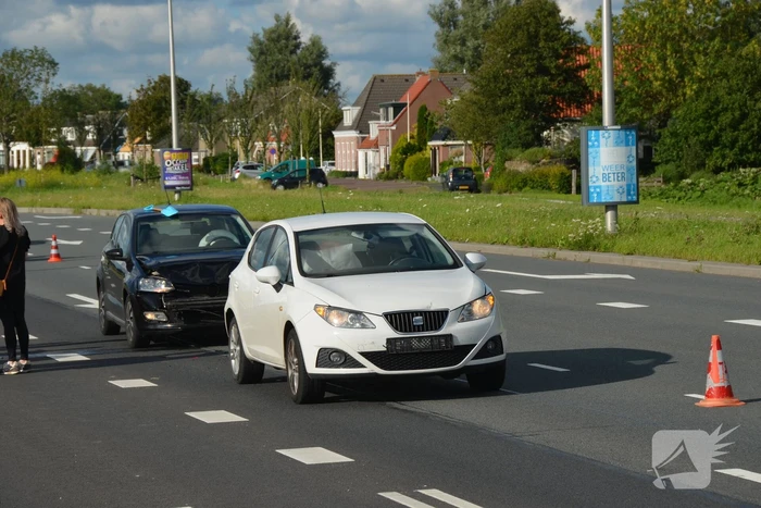 Veel schade bij kop-staartbotsing