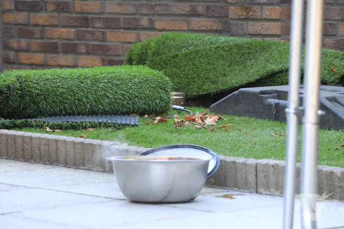 Veel bekijks bij brand in woning