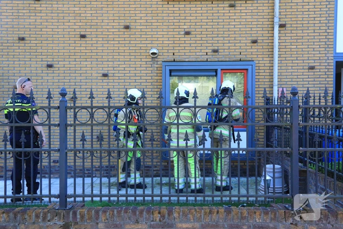 Veel bekijks bij brand in woning