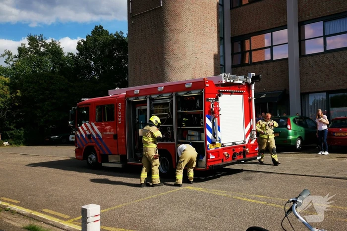 Veel bekijks bij brand