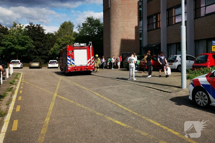 Veel bekijks bij brand