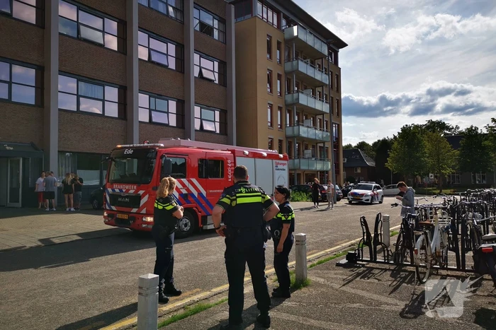 Veel bekijks bij brand