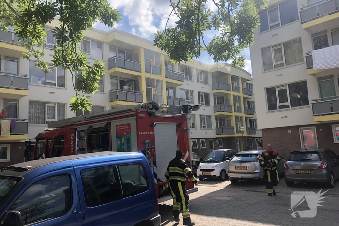 Veel rook bij brand in appartement