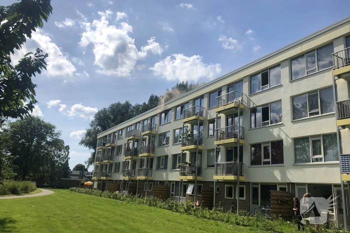 Veel rook bij brand in appartement