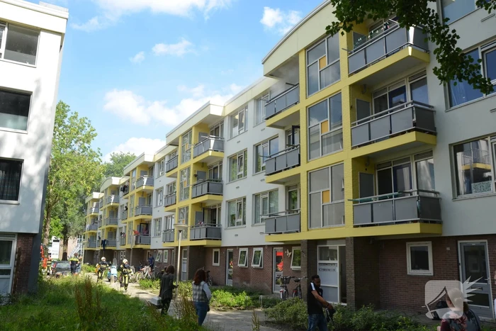 Veel rook bij brand in appartement