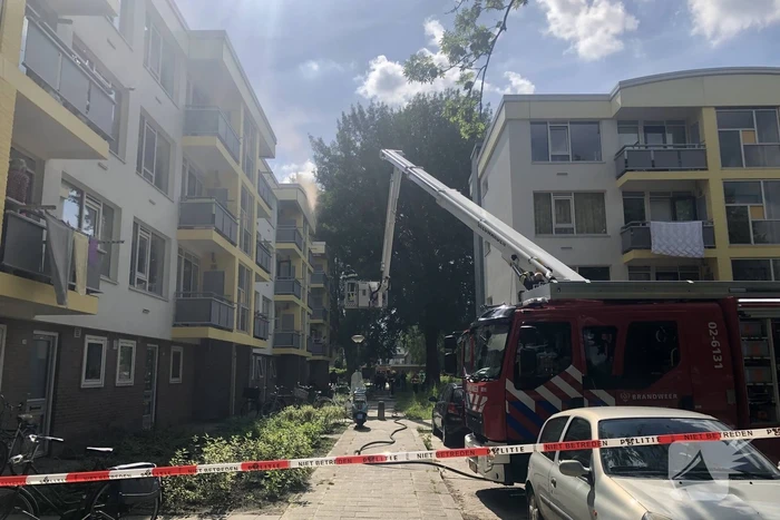 Veel rook bij brand in appartement