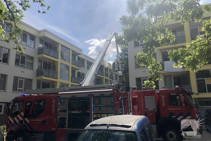 Veel rook bij brand in appartement
