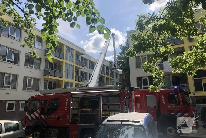 Veel rook bij brand in appartement