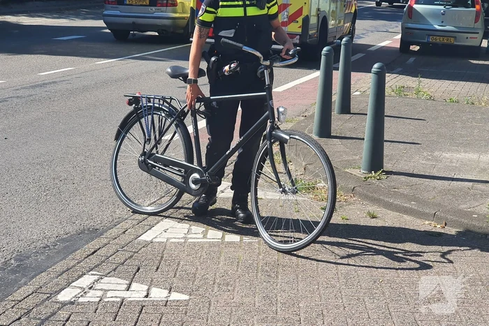 Fietser gewond bij aanrijding met auto
