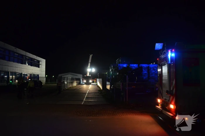 Flinke rookontwikkeling bij brand op industrieterrein