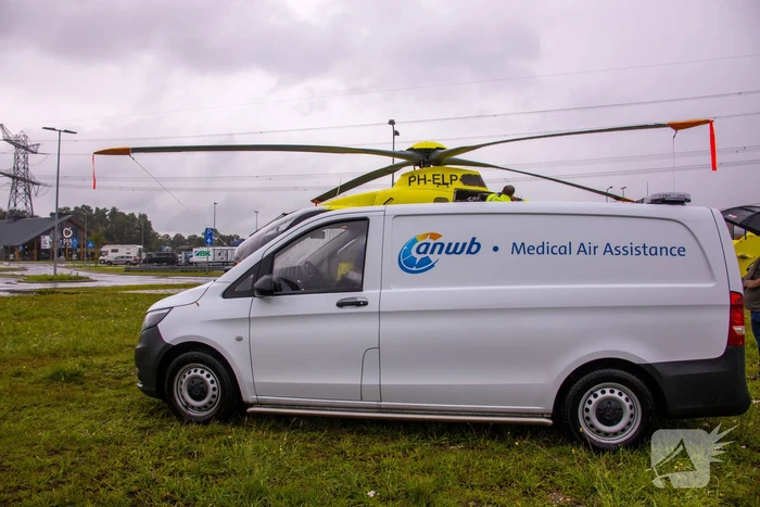 Traumahelikopter strandt naast A1