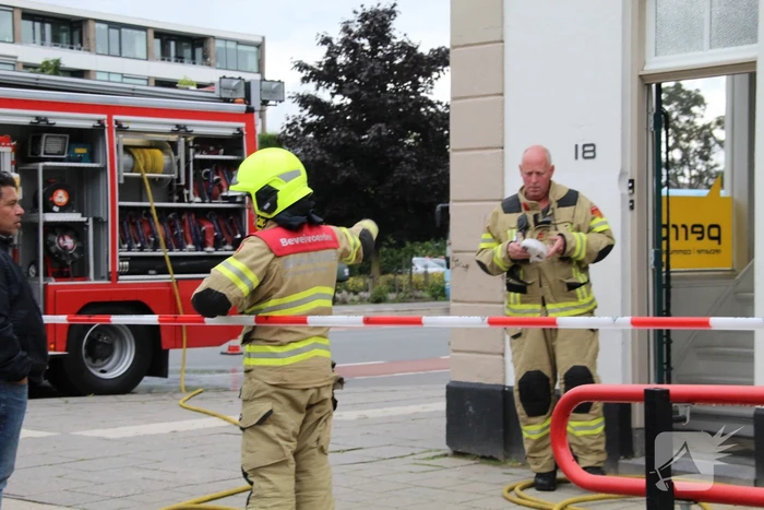 Station Nijkerk deels afgesloten door mogelijke brand