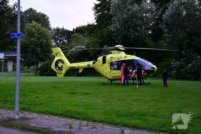 Veel bekijks bij inzet traumahelikopter